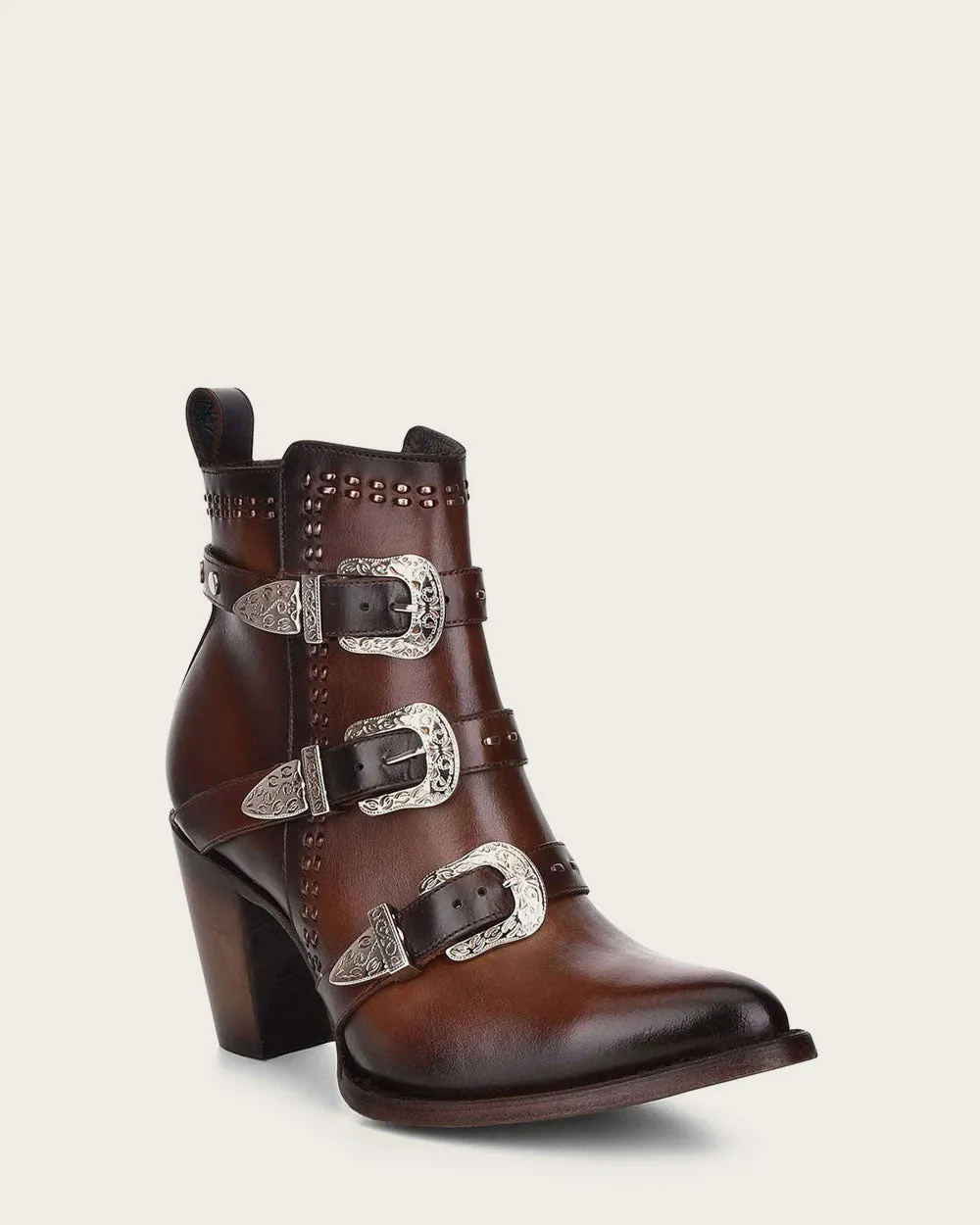 Ankle brown bootie