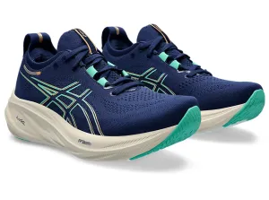 Asics Womens Trainer Gel-Nimbus 26 Blue Expanse/Aurora Green