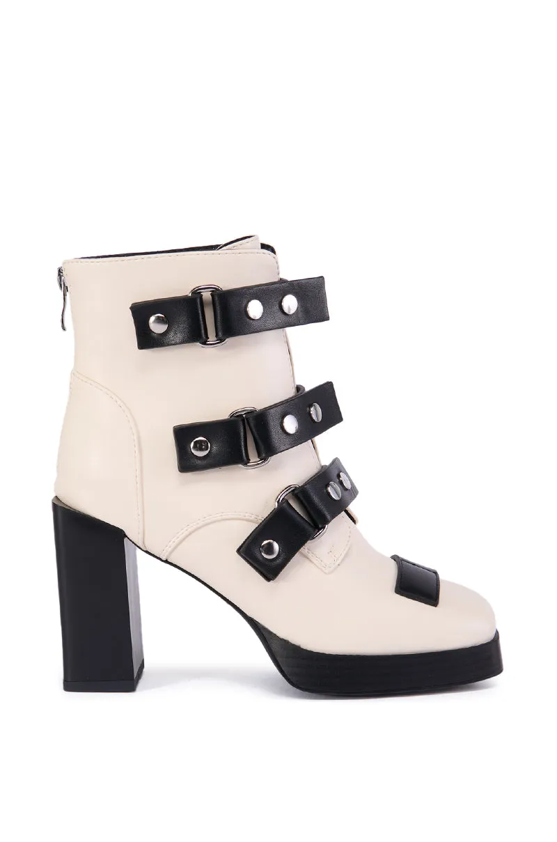 AZALEA WANG ANAYA WHITE BOOTIE