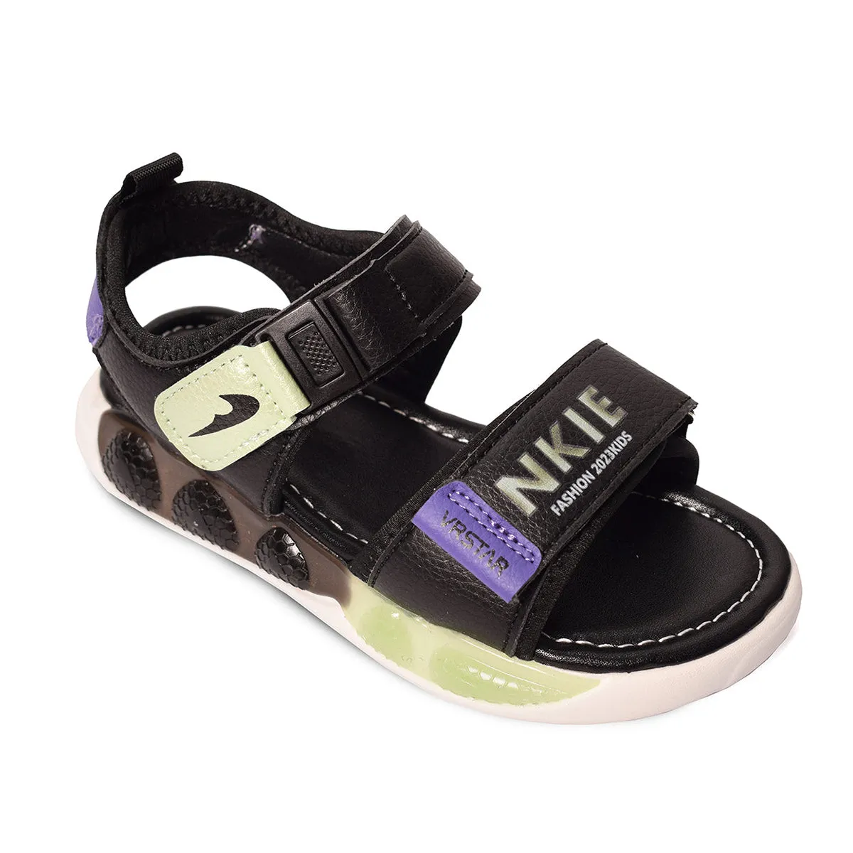 Black Casual Sandal B20016