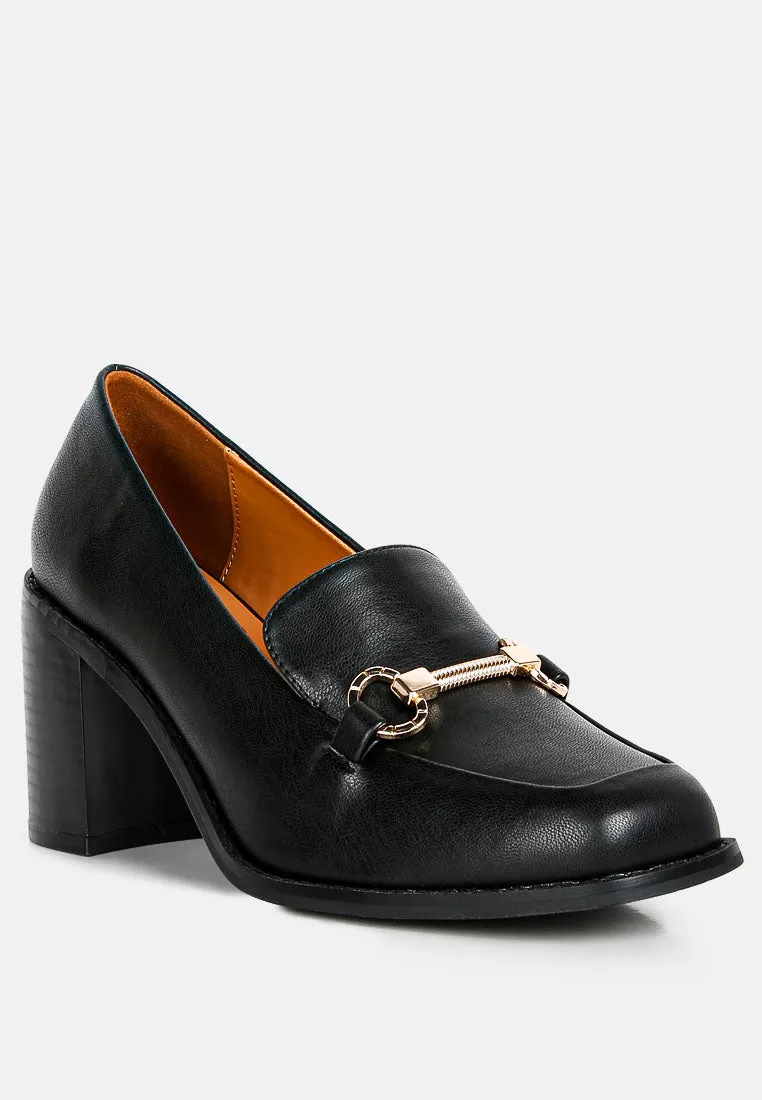 Boss Fav Classic Block Heel Loafers