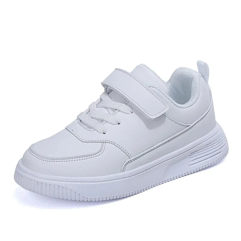 Boys' Premium PU Leather Sneakers - Stylish, Durable & Comfortable