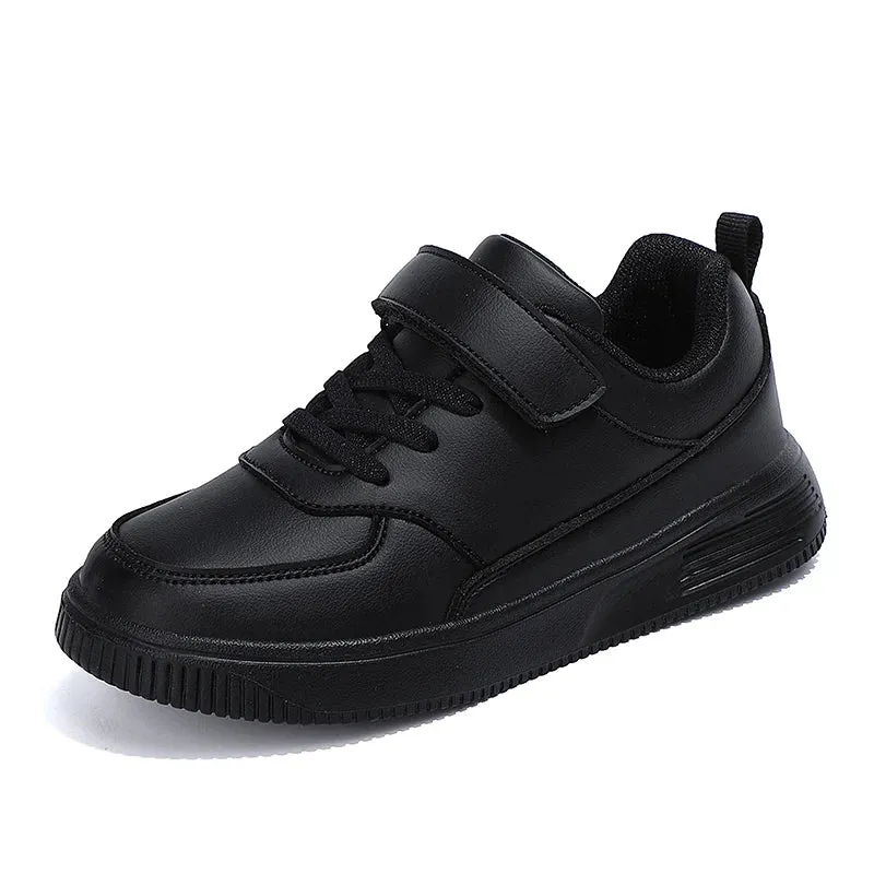 Boys' Premium PU Leather Sneakers - Stylish, Durable & Comfortable