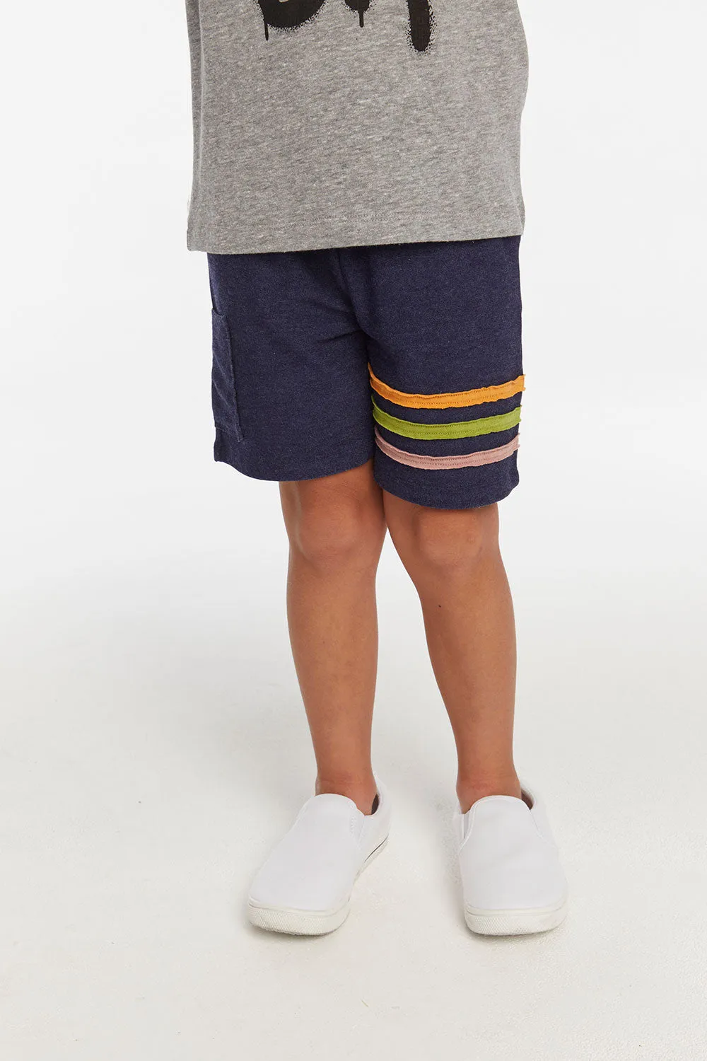 Boys Sapphire Short with Strapping