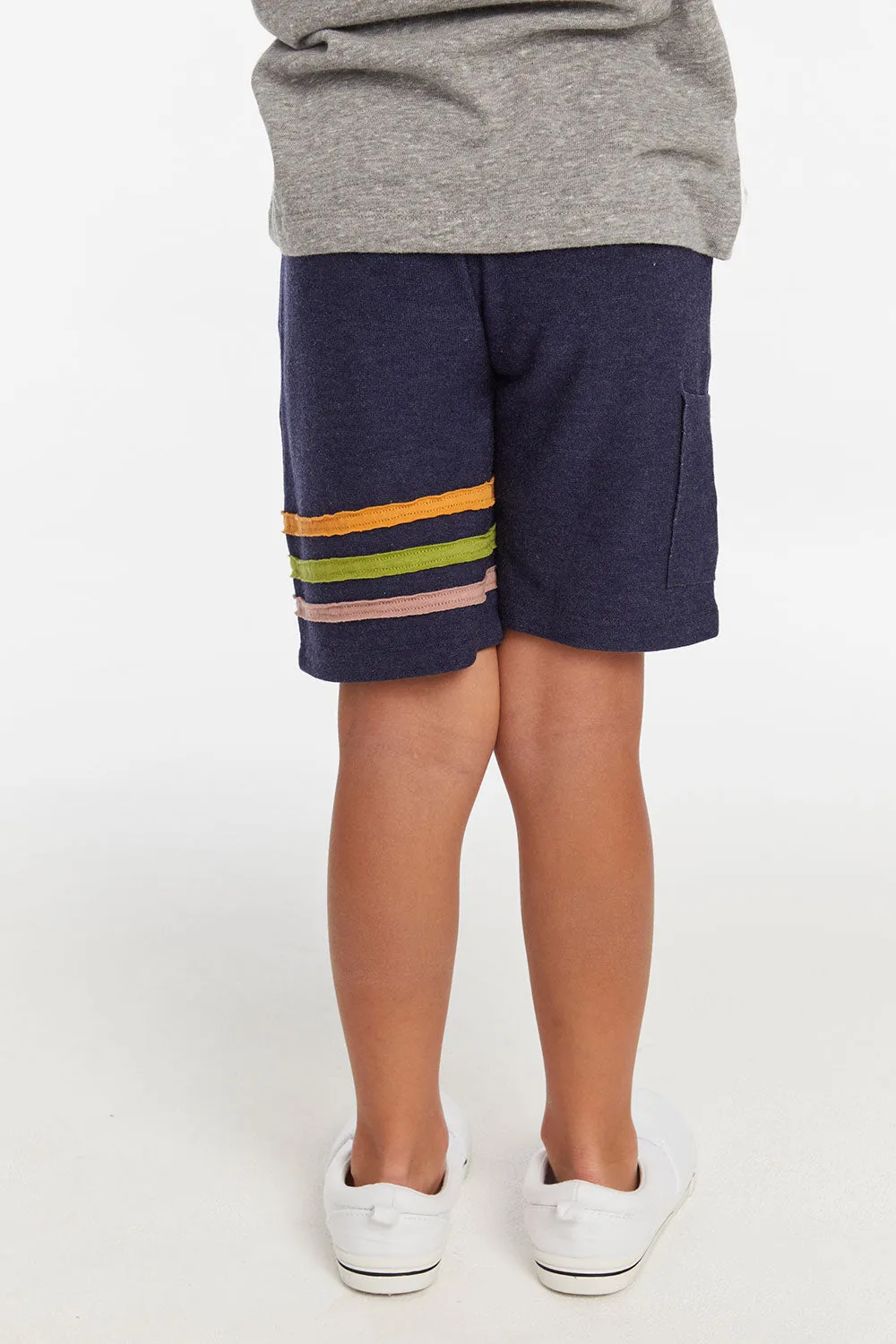 Boys Sapphire Short with Strapping