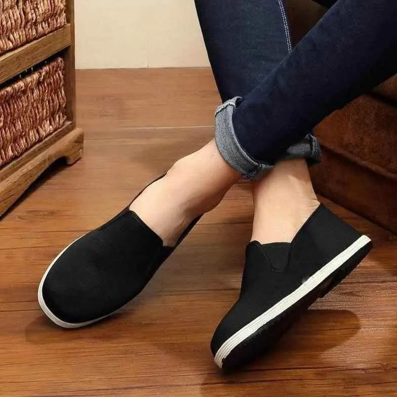 Breathable Fabric Flat Men's Casual Shoes #326