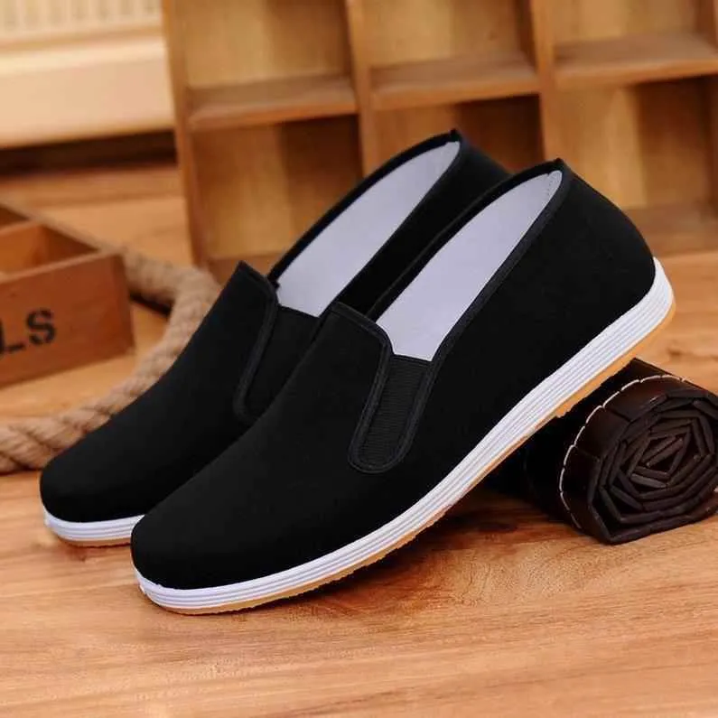 Breathable Fabric Flat Men's Casual Shoes #326