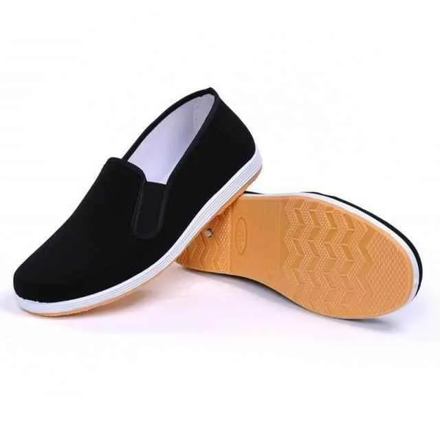 Breathable Fabric Flat Men's Casual Shoes #326