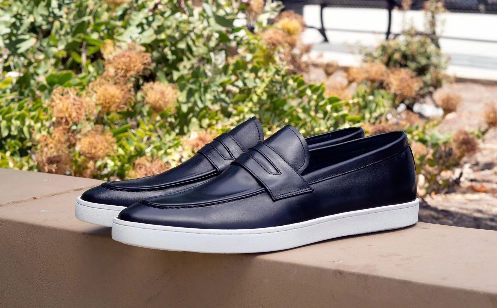 Calfskin Slip On Loafer Black