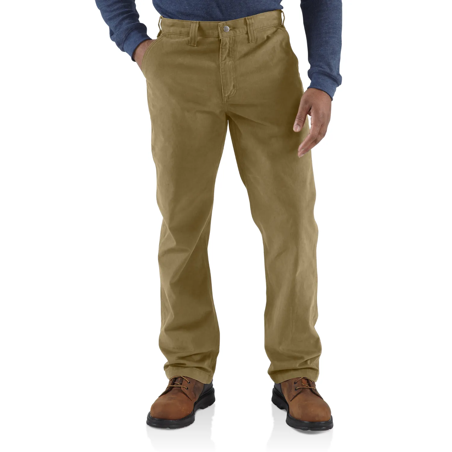 Carhartt Men's Rugged Work Khaki Pant