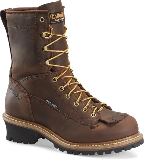 Carolina Men's 8" Waterproof Lace to Toe Logger Boot - CA9824