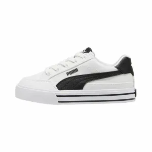 Children’s Casual Trainers Puma Court Classic Vulc F White