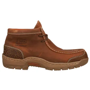 Crafton Leopard Waterproof Moc Toe Work Shoes