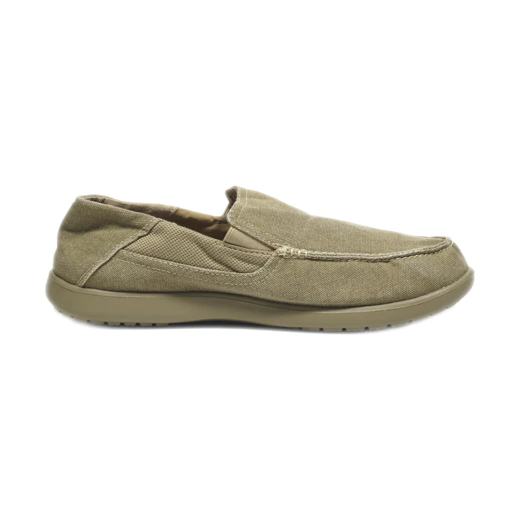 Crocs Loafers Canvas Beige Colour For Men