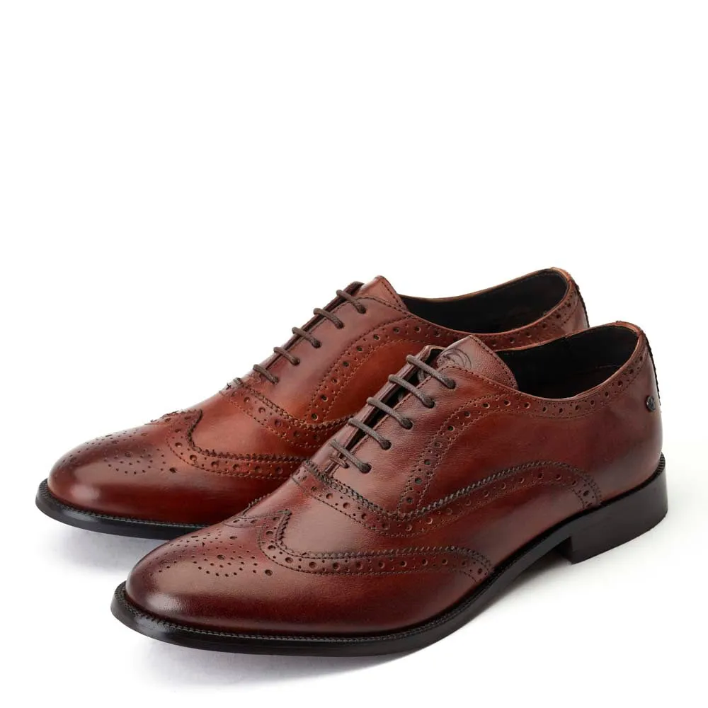 Darcy Burnished Brogue Shoes