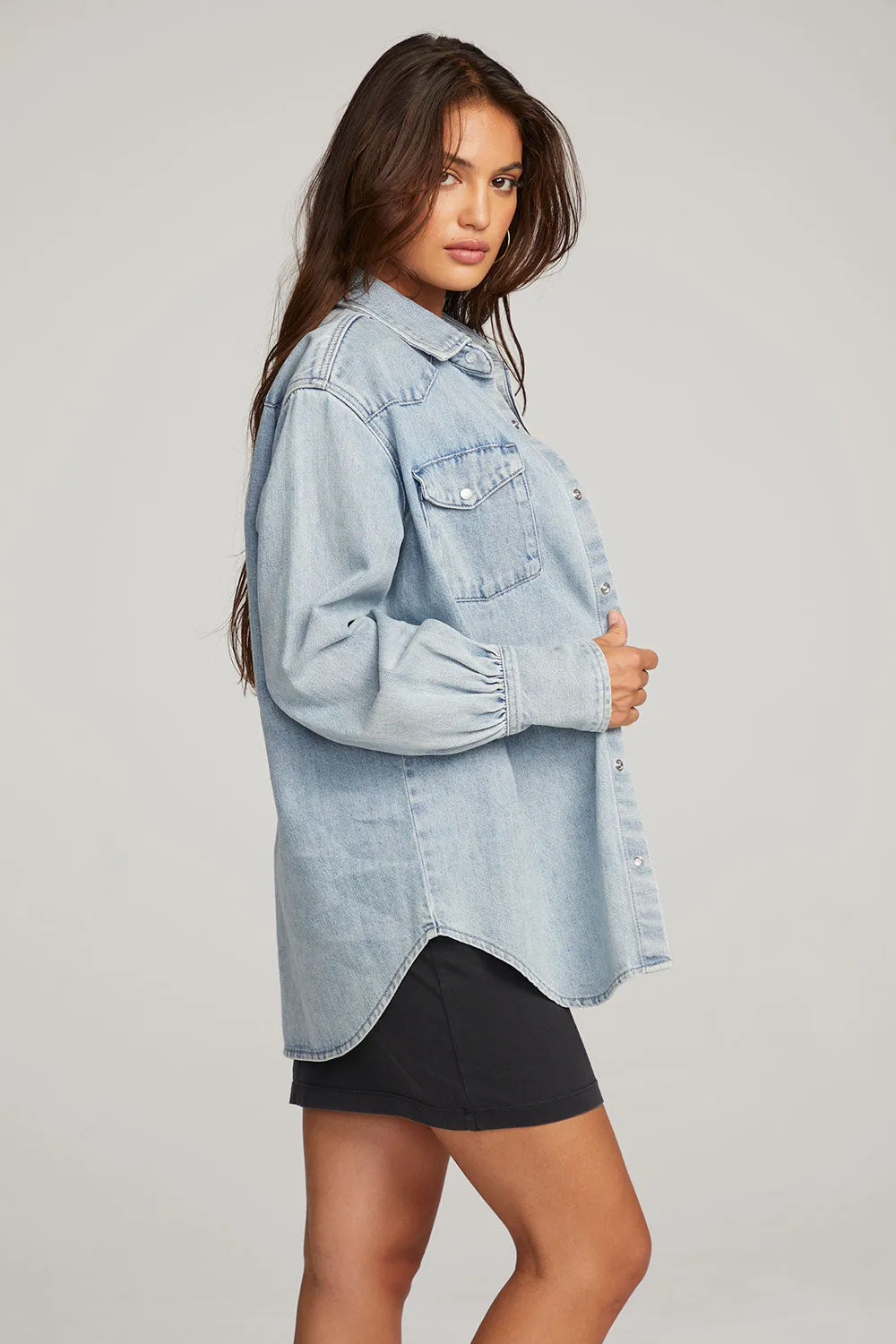 ELK CLASSIC BLUE JEAN BUTTON DOWN