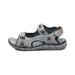 Fila Flat Sandals Leather Grey Colour For Kids