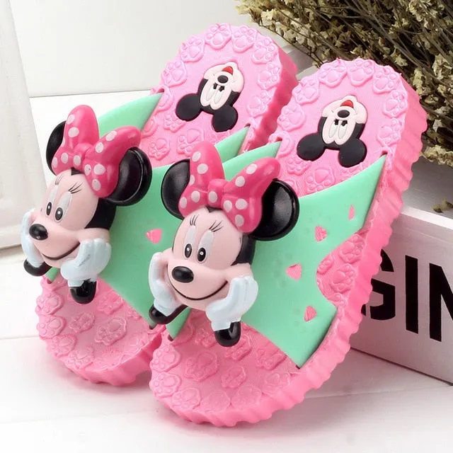 Flip Flop Cartoon Mickey School Kids Slippers