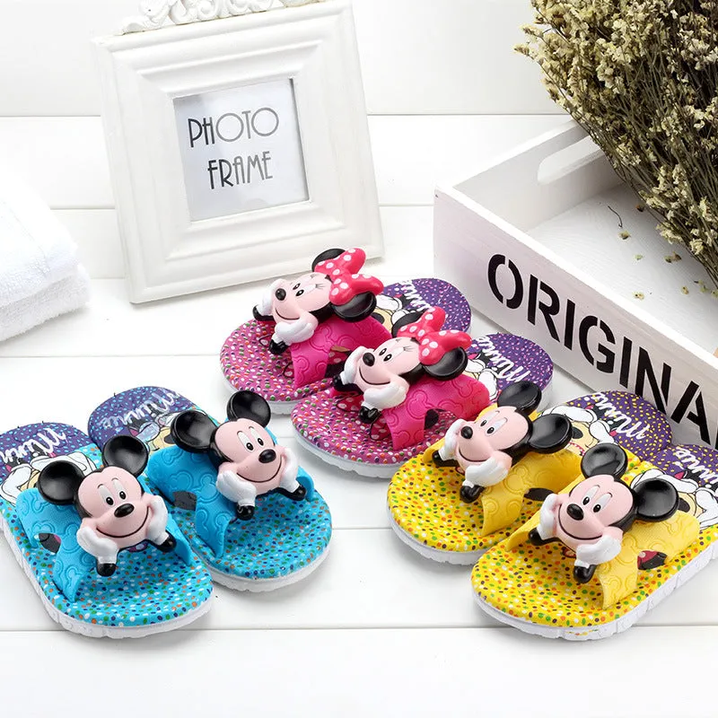 Flip Flop Cartoon Mickey School Kids Slippers