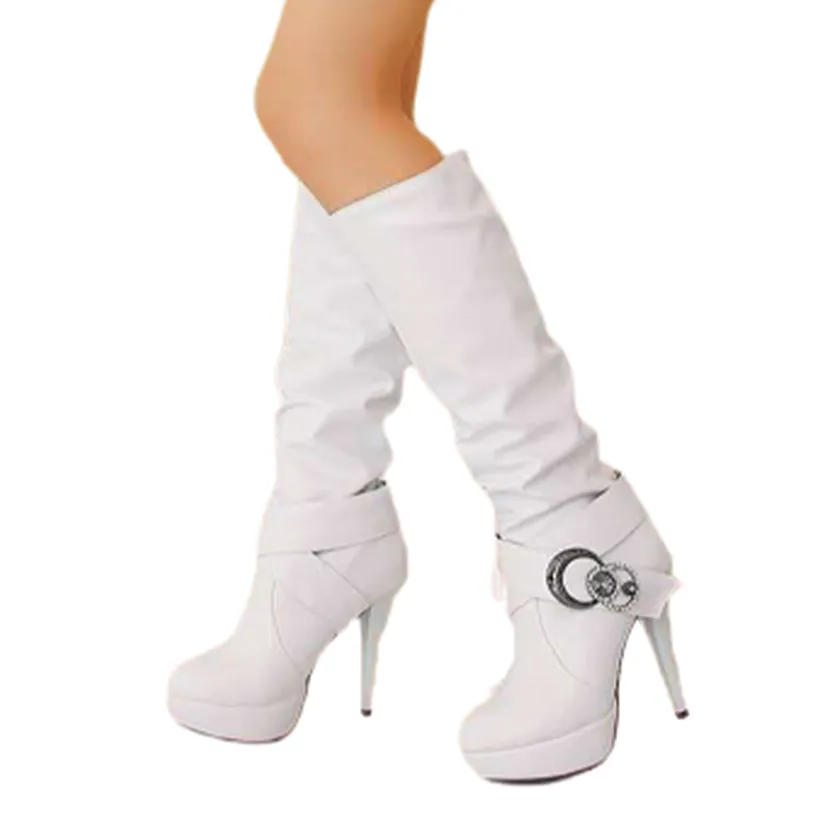 Funki Buys | Boots | Women's Knee High Platform Stiletto Boots