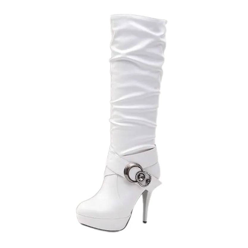 Funki Buys | Boots | Women's Knee High Platform Stiletto Boots