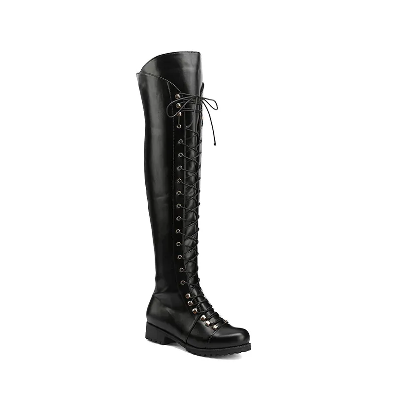 Funki Buys | Boots | Women's Leather Fleece Lace Up Boots