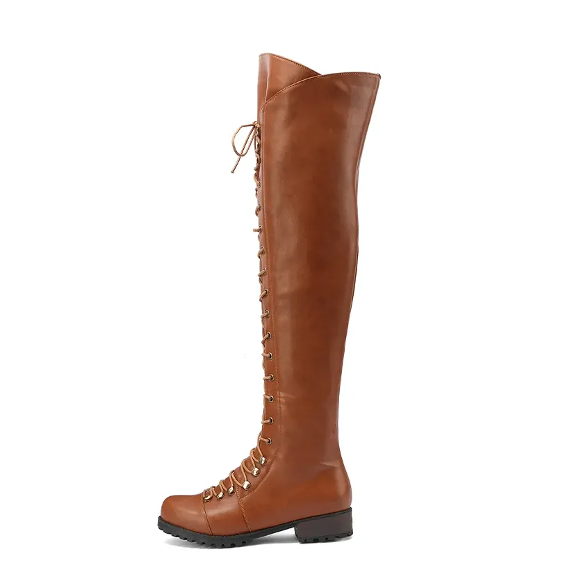 Funki Buys | Boots | Women's Leather Fleece Lace Up Boots