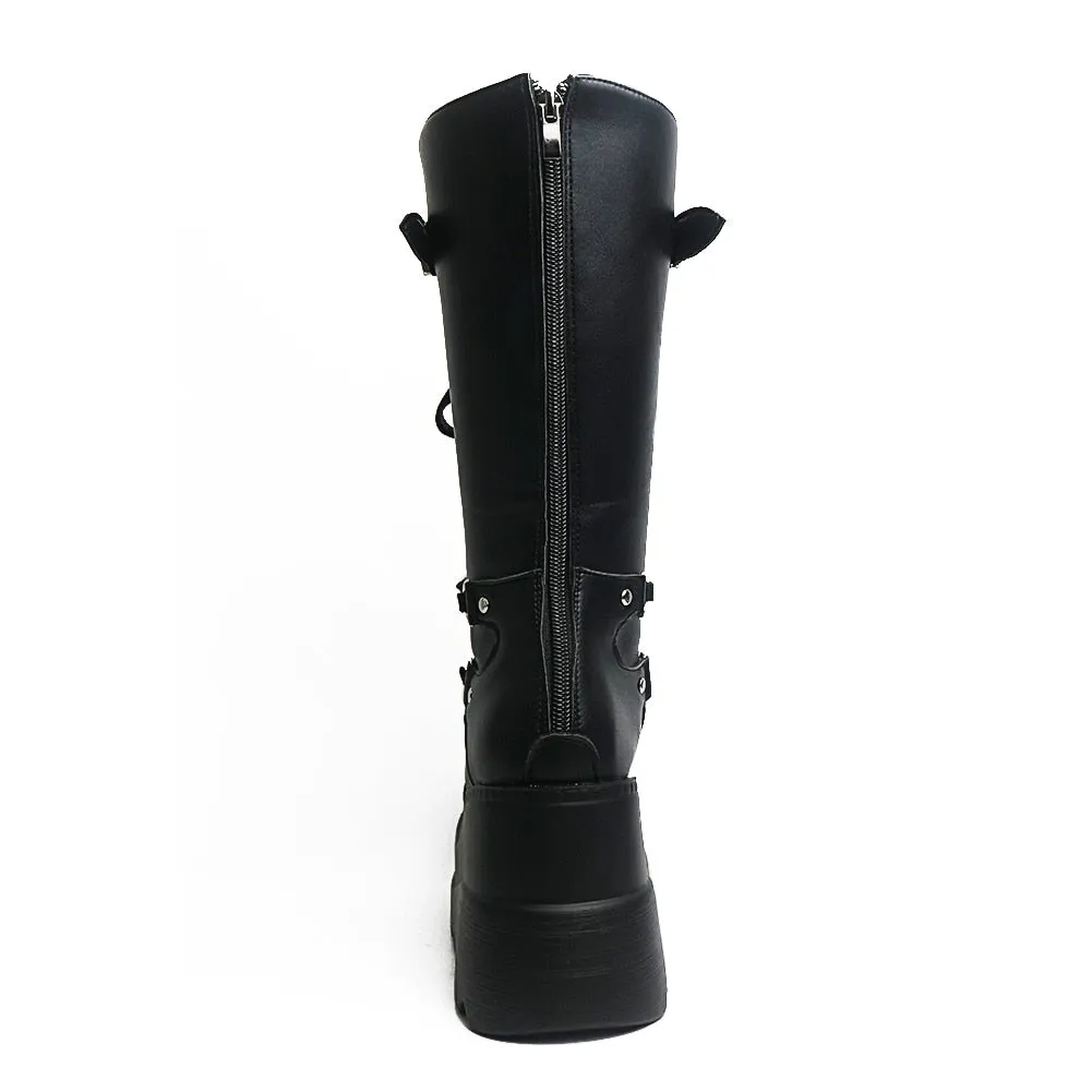 Funki Buys | Boots | Women's New Gothic Style Platform Boots