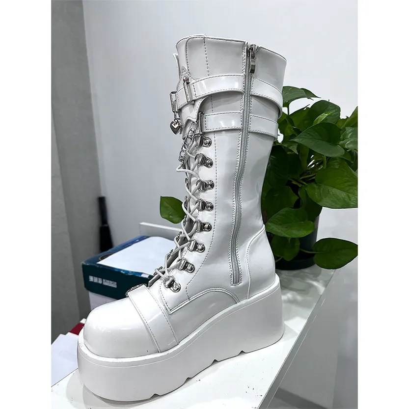 Funki Buys | Boots | Women's New Gothic Style Platform Boots