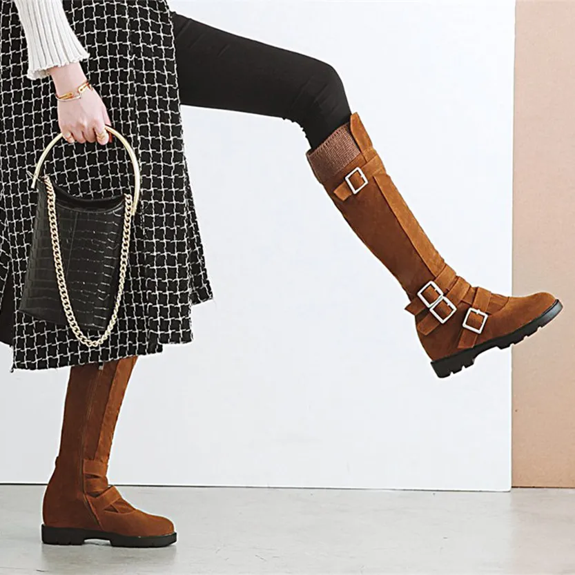 Funki Buys | Boots | Women's Plush Knee High Boots