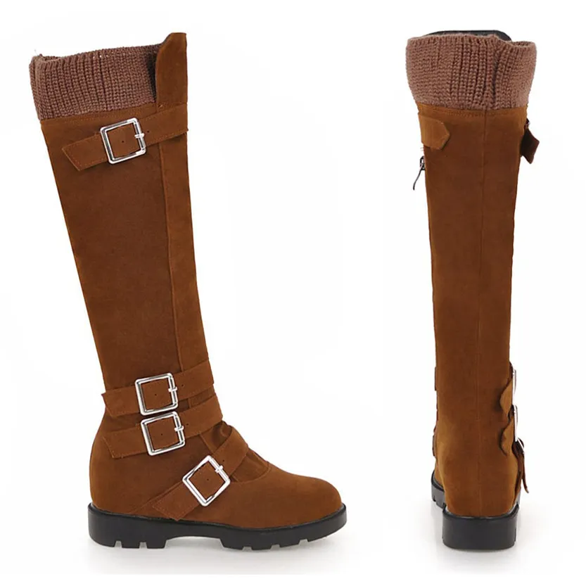 Funki Buys | Boots | Women's Plush Knee High Boots