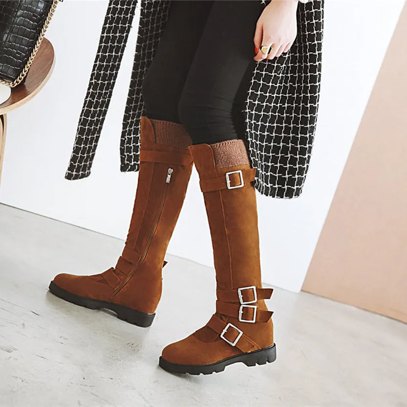 Funki Buys | Boots | Women's Plush Knee High Boots