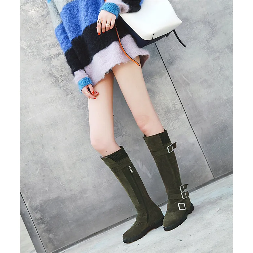 Funki Buys | Boots | Women's Plush Knee High Boots