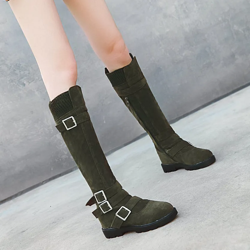 Funki Buys | Boots | Women's Plush Knee High Boots