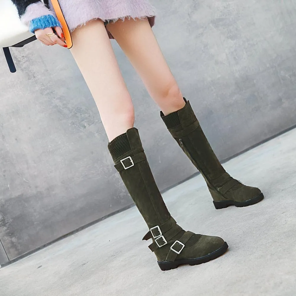 Funki Buys | Boots | Women's Plush Knee High Boots