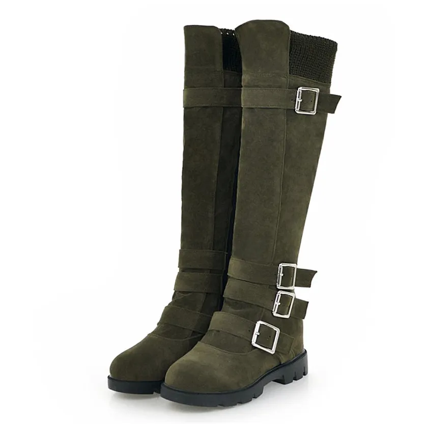 Funki Buys | Boots | Women's Plush Knee High Boots