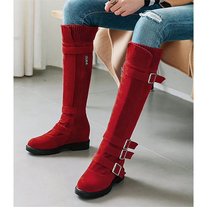 Funki Buys | Boots | Women's Plush Knee High Boots