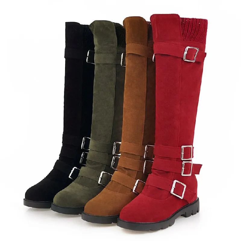 Funki Buys | Boots | Women's Plush Knee High Boots