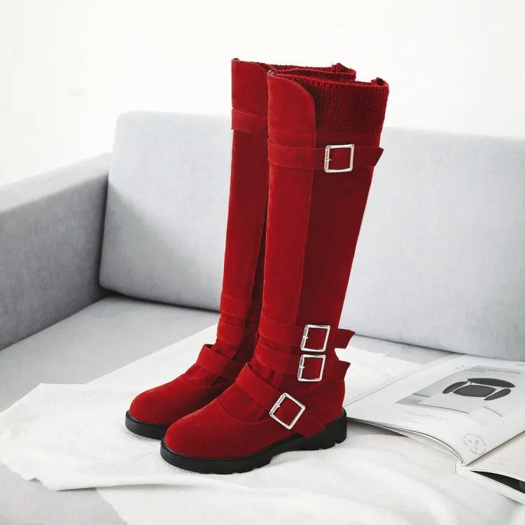 Funki Buys | Boots | Women's Plush Knee High Boots