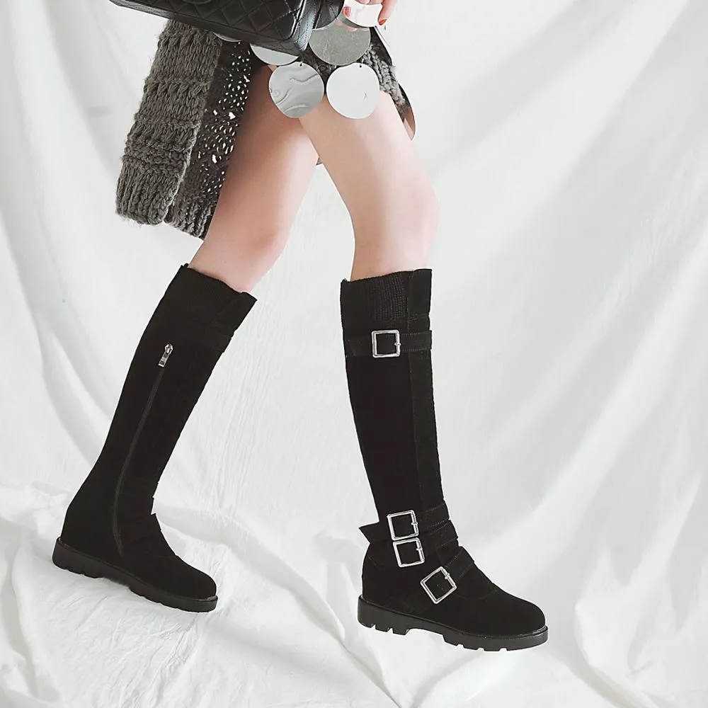 Funki Buys | Boots | Women's Plush Knee High Boots