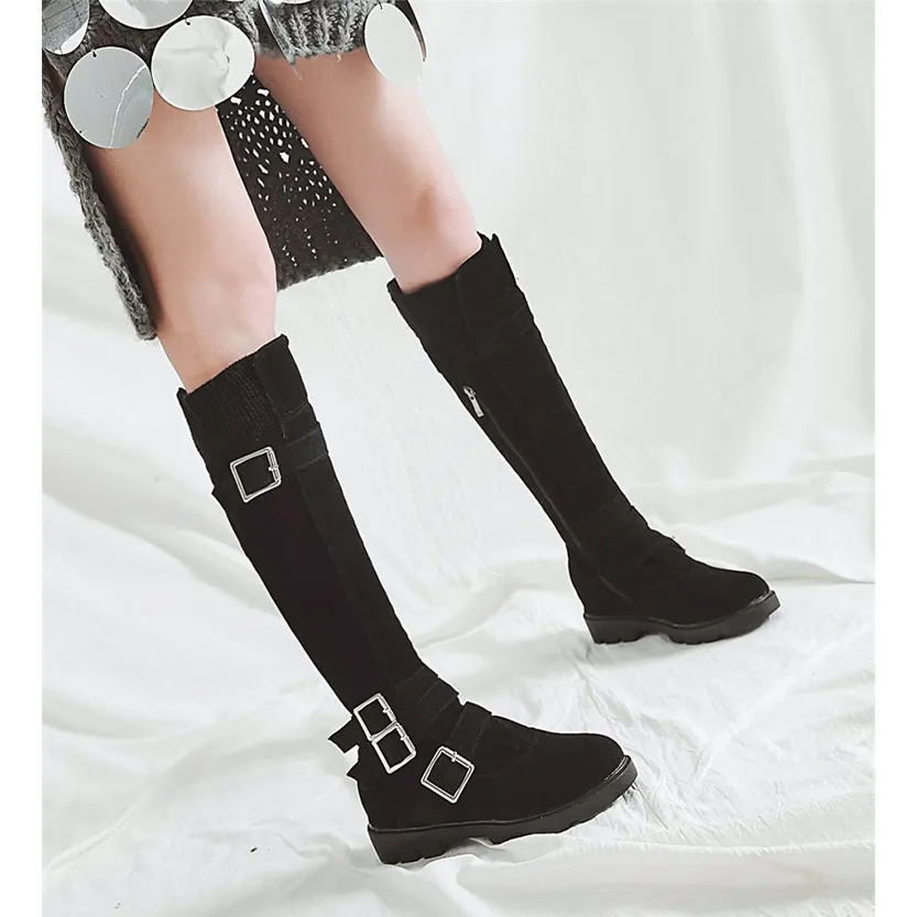 Funki Buys | Boots | Women's Plush Knee High Boots