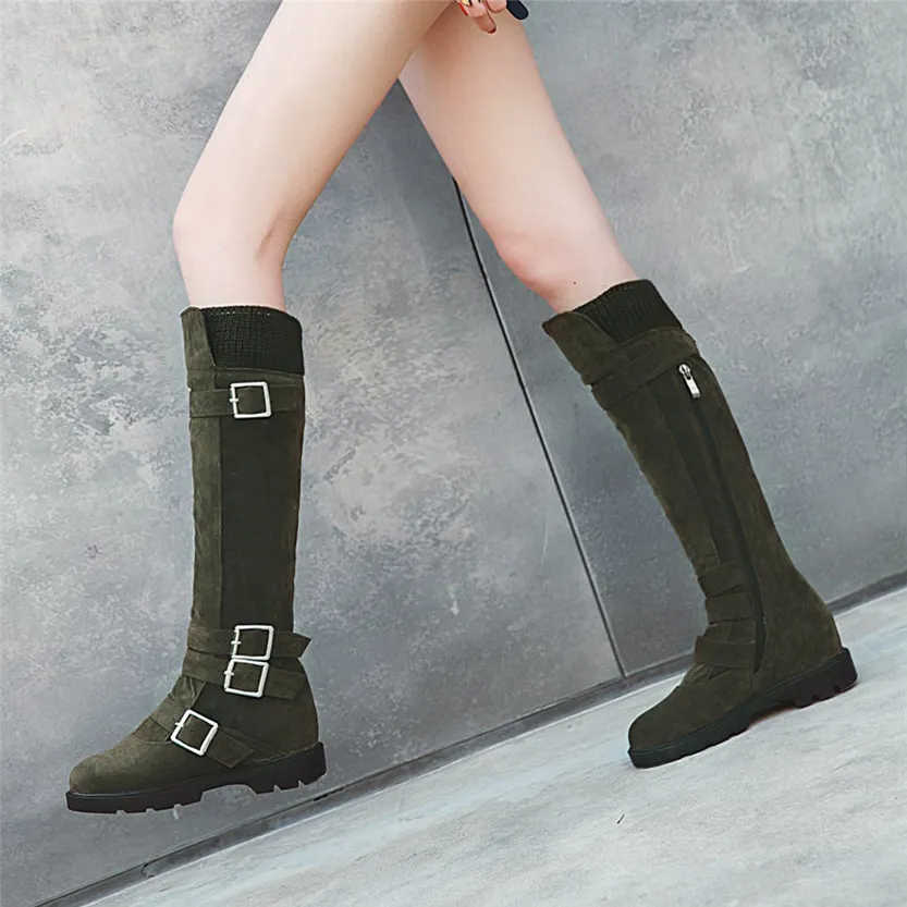 Funki Buys | Boots | Women's Plush Knee High Boots