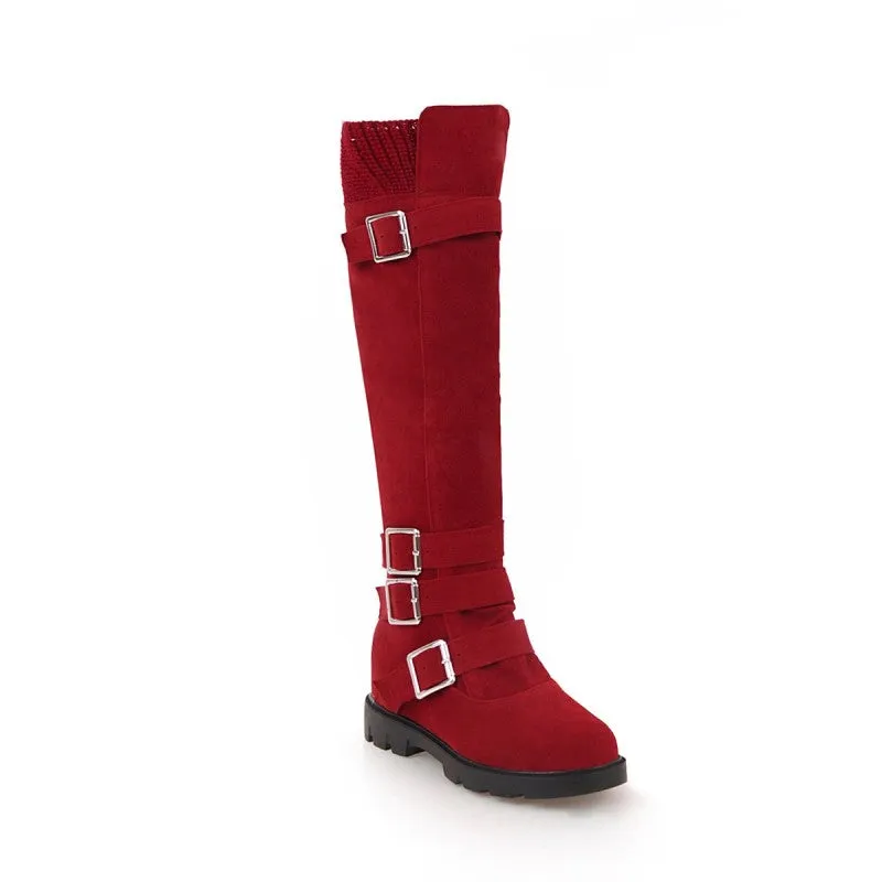 Funki Buys | Boots | Women's Plush Knee High Boots