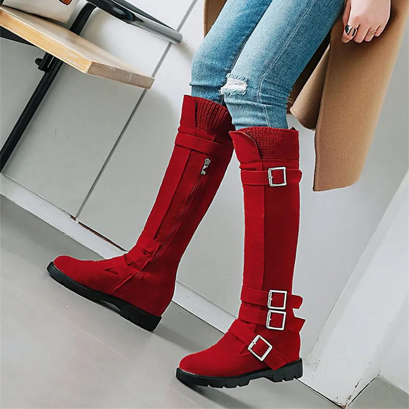 Funki Buys | Boots | Women's Plush Knee High Boots