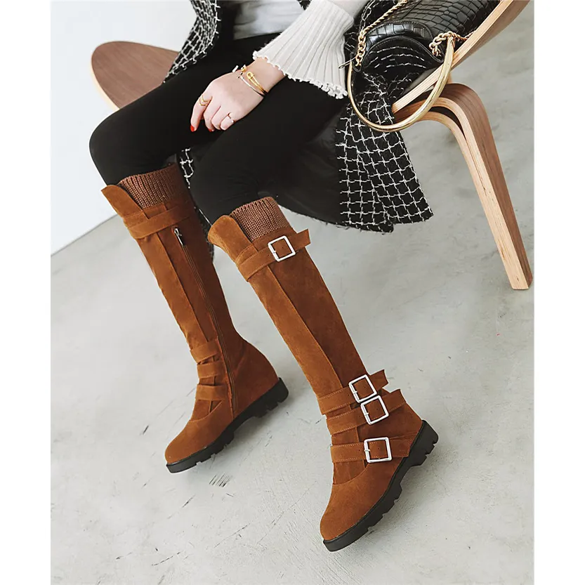 Funki Buys | Boots | Women's Plush Knee High Boots