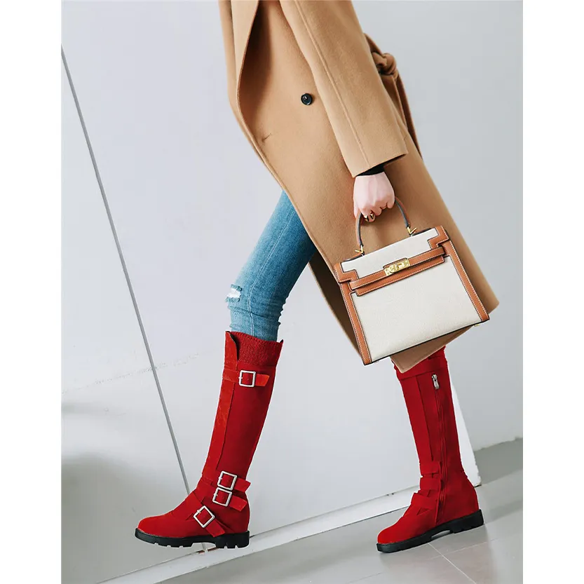 Funki Buys | Boots | Women's Plush Knee High Boots