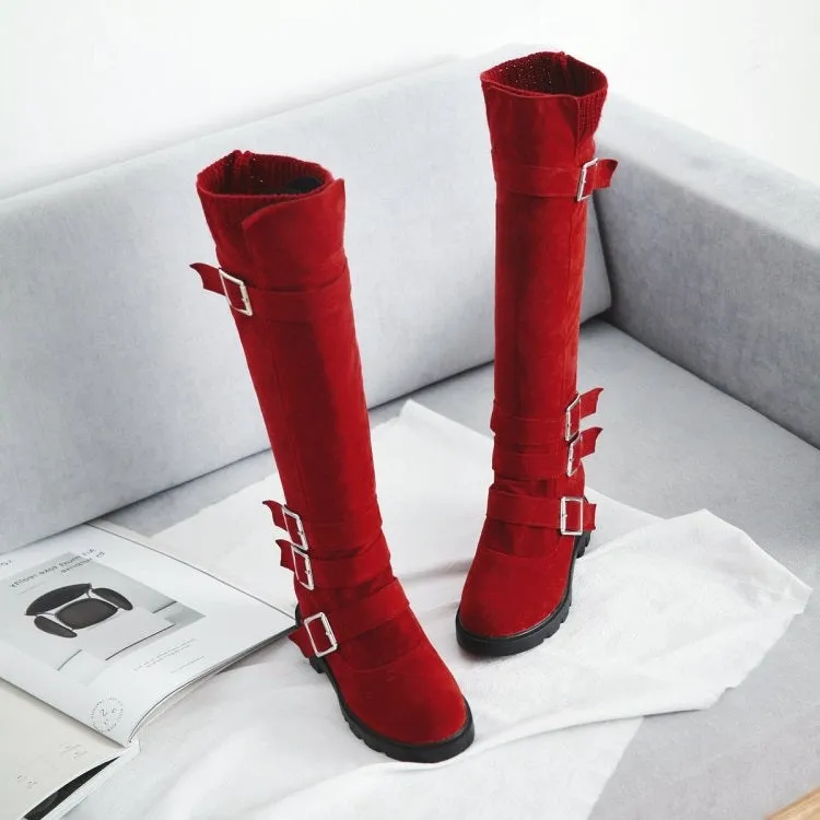 Funki Buys | Boots | Women's Plush Knee High Boots