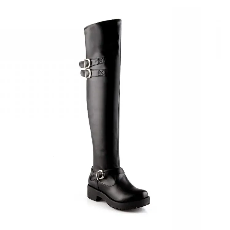 Funki Buys | Boots | Women's Winter Over Knee Flat Boots