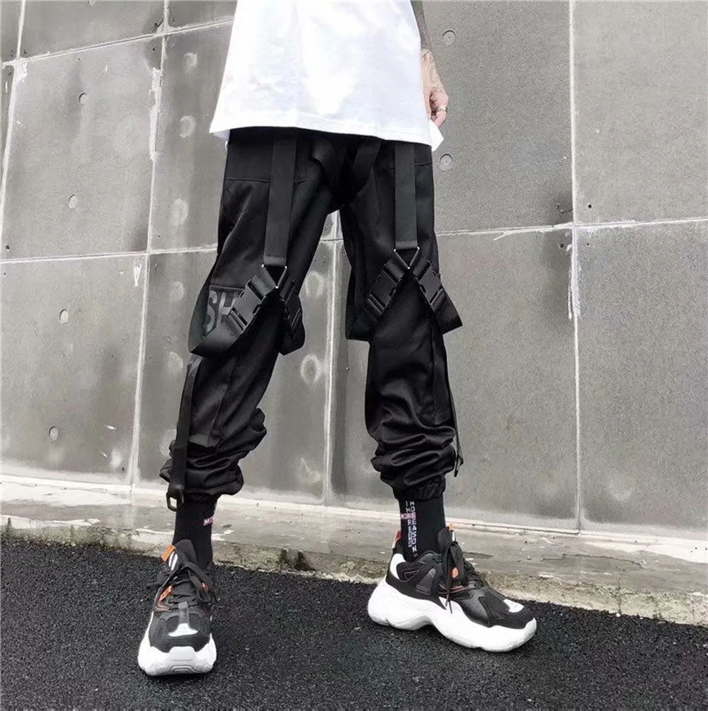 Funki Buys | Pants | Men's Punk Goth Streetwear Cargo Pants