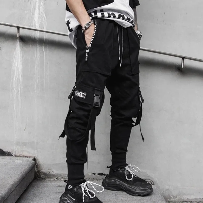 Funki Buys | Pants | Men's Punk Goth Streetwear Cargo Pants